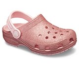 crocs 2019 pe bambino blossom-kids-classic-glitter-clog- 205441 682 is