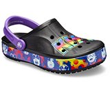 crocs 2019 pe donna black-and-purple-bayaband-kiss-ii-clog- 206020 091 is