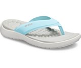 crocs 2019 pe donna ice-blueandwhite-womens-crocs-reviva-flip- 205473 4s3 is