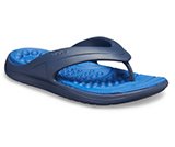 crocs 2019 pe donna navyandblue-jean-crocs-reviva-flip- 205545 4hi is