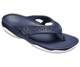 crocs 2019 pe uomo navy-and-white-mens-swiftwater-deck-flip- 204961 462 is