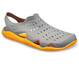 crocs 2019 pe uomo slate-grey-and-blazing-orange-mens-swiftwater-wave- 203963 0fr is