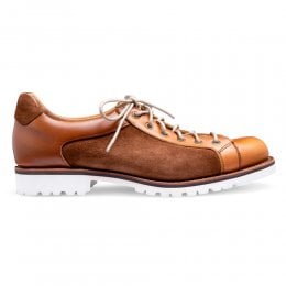 joseph cheaney 2019 pe uomo cheaney tom monkey shoe in english tan chromexcel leather fox suede p926 6565 thumb