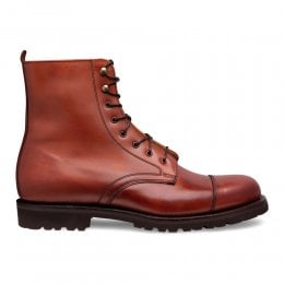 joseph cheaney 2019 pe uomo cheaney trafalgar capped derby boot in dark leaf calf leather p939 6656 thumb