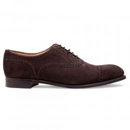 joseph cheaney 2019 pe uomo cheaney wilfred oxford semi brogue in brown soft suede p966 6778 thumb